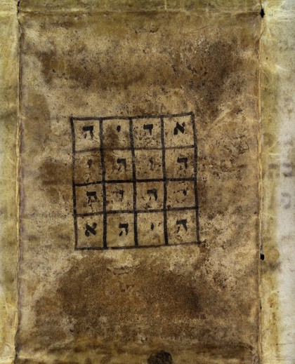 Cabbalistic amulet for safe pregnancy, 18th c.