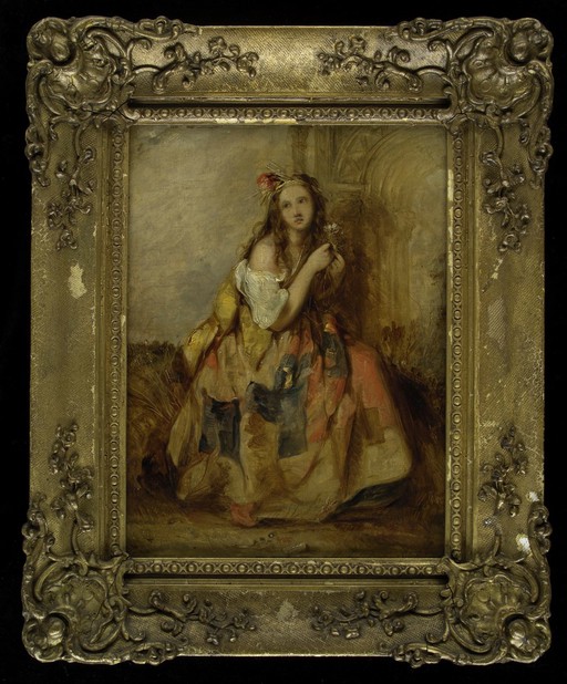 Portrait of 'Mad Margery', including frame