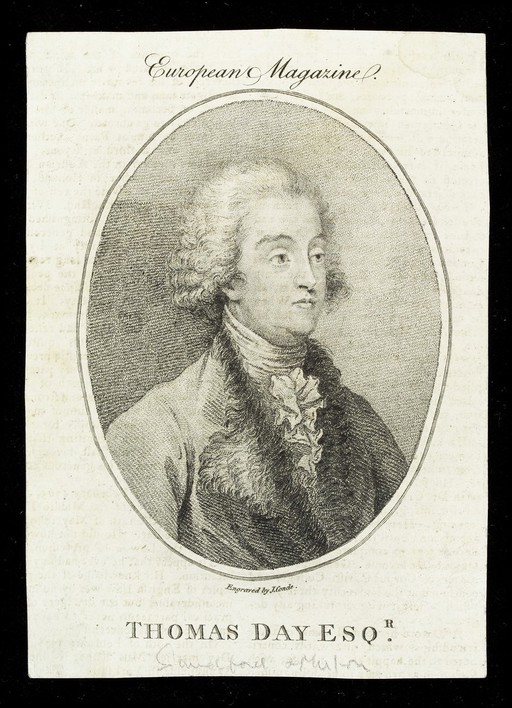 Portrait of Thomas Day, author & political campaigner