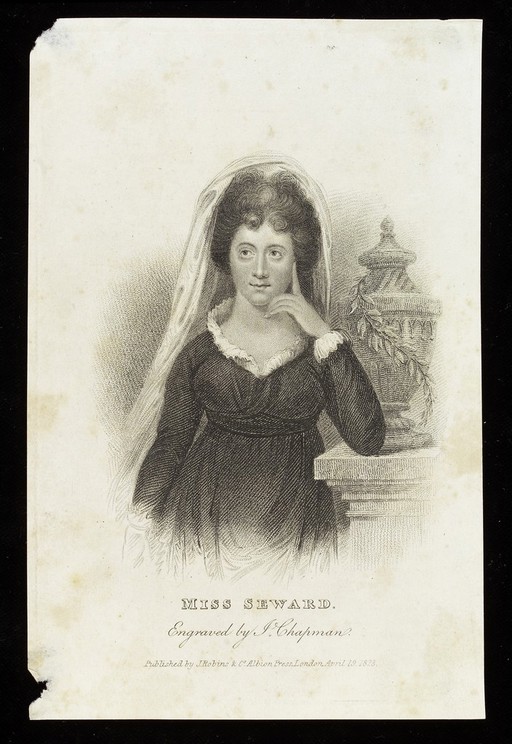 Portrait of Anna Seward, poet & literary critic