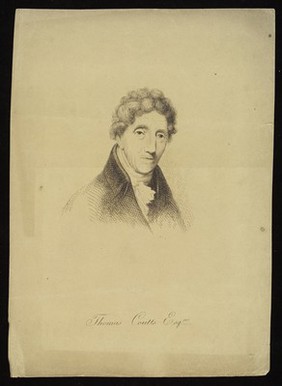 Thomas Coutts. Etching after W. Beechey.