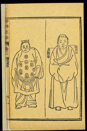 Chinese woodcut: Various abscesses and tumours