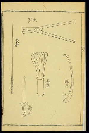 view Chinese woodcut: Instruments of petty surgery 6