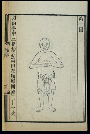 view Chinese woodcut: Life-prolonging nine revolutions, 1