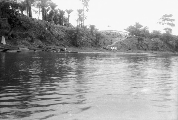 View of the Leper camp laboratory from the river