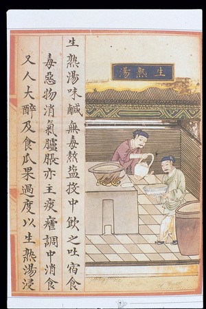 view Chinese Materia Dietetica, Ming: 'Raw and cooked' water