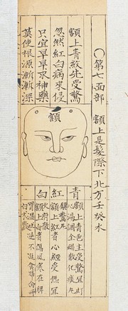 Qing Chinese paediatric face diagnosis chart
