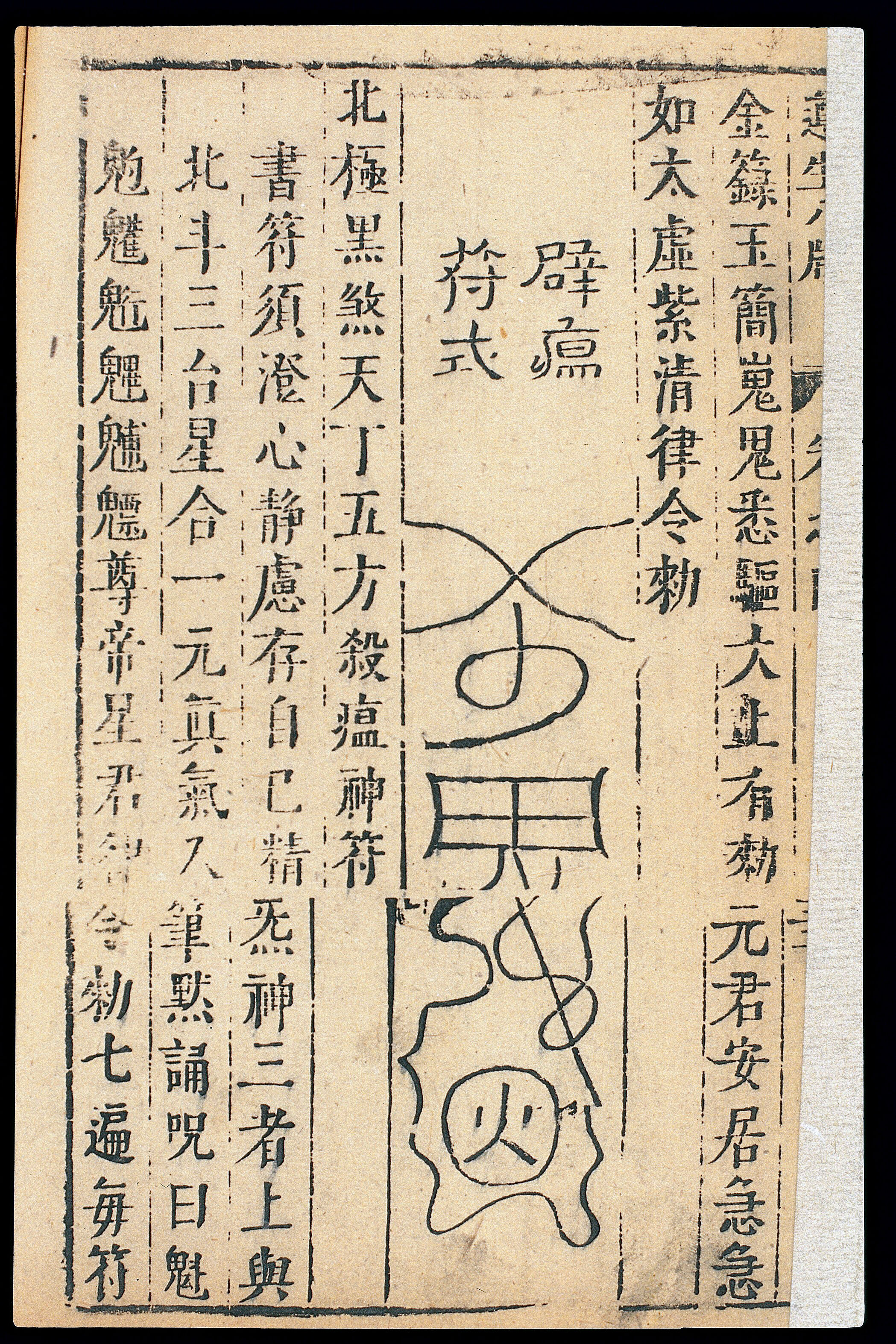 Medical Talisman To Ward Off Plague Chinese C19 Woodcut Wellcome Collection Medical Talisman To Ward Off Plague Chinese C19 Woodcut Wellcome Collection