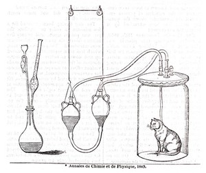 view Experiment on excretion of Carbonic acid gas by animals.