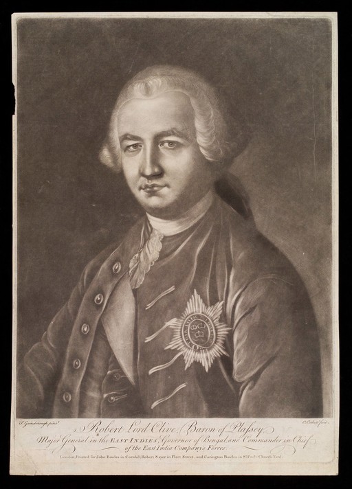 Robert, Lord Clive, Baron of Plassey, Major-General in the East Indies, Governor of Bengal, and Commander in Chief of the East India Company's forces.