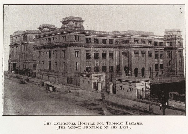 The Carmichael Hospital for Tropical Diseases (the school frontage on the left)