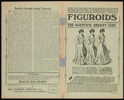 Advert for "Figuroids" - fat reducer
