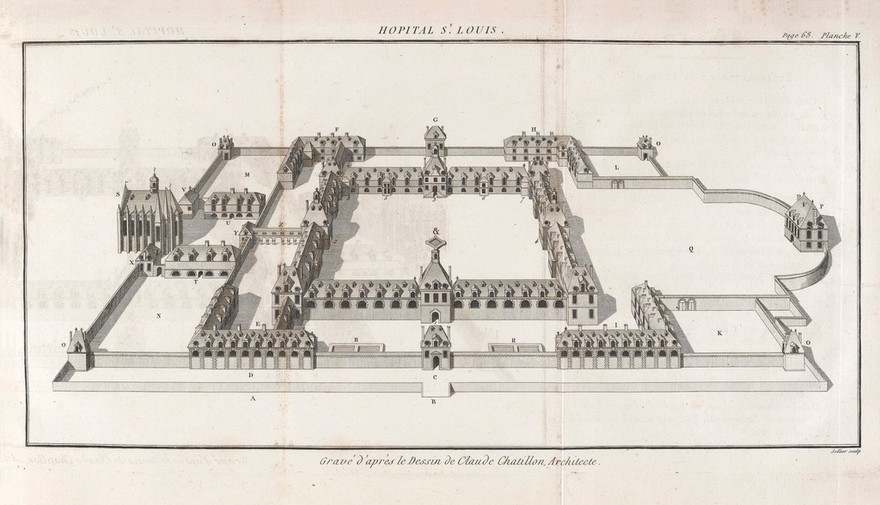 Hopital St. Louis fold out plan