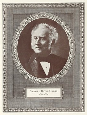 Photographic portrait of Samuel David Gross.