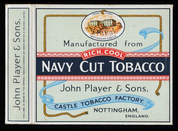 Player's Navy Cut cigarettes : "medium" / John Player & Sons.