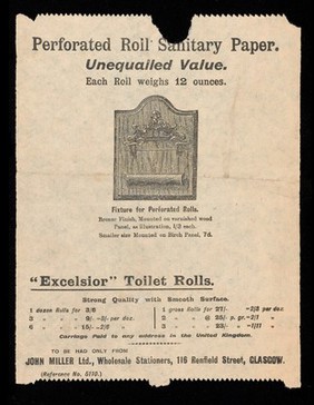 Excelsior perforated toilet rolls