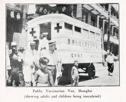 Public vaccination van, Shanghai