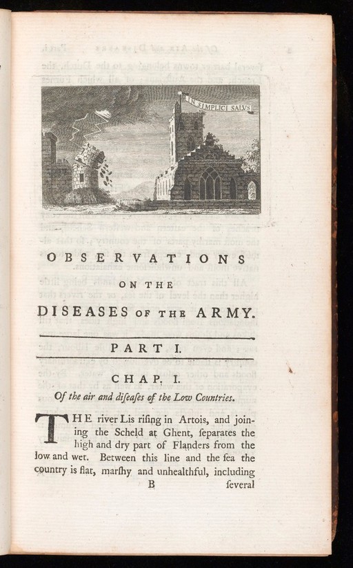Page 1 chapter 1 of observations on the diseases of the army