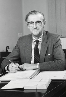 Dr John Beale, virologist, at the Wellcome Labratories 1970's
