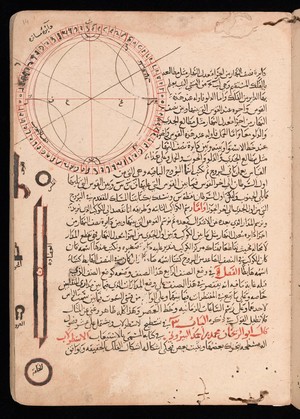 view A drawing of an astrolabe