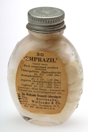 Emprazil tablets: Burroughs Wellcome and Company