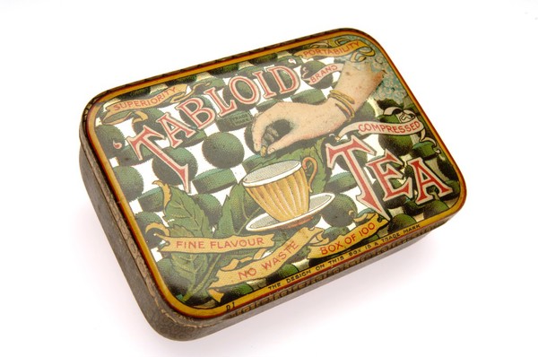 Tabloid Compressed Tea tin: Burroughs Wellcome & Co. product