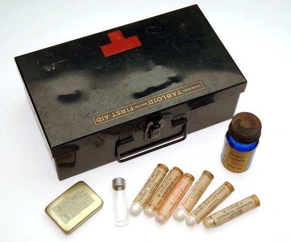 Tabloid First Aid Box: Burroughs Wellcome and Company product