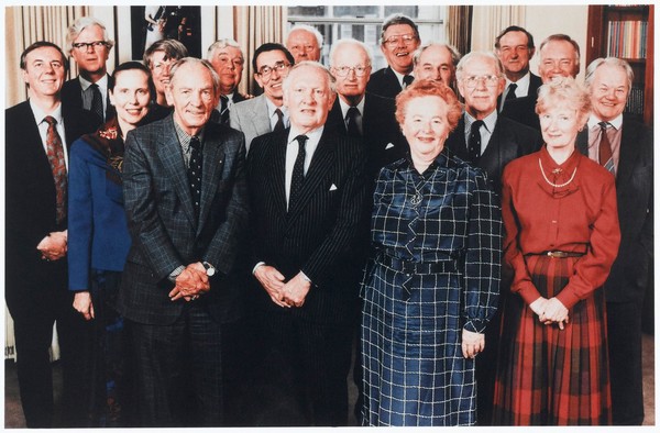 George Hitchings & Trudi Elion with colleagues