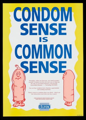 view Poster from Durex advertising safer sex, AIDS awareness and the use of condoms