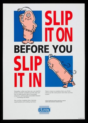 view Poster from Durex advertising safer sex, AIDS awareness and the use of condoms