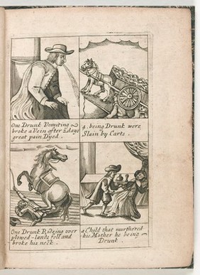 A warning-piece to all drunkards and health-drinkers: faithfully collected from the works of English and foreign learned authors of good esteem, Mr. Samuel Ward and Mr. Samuel Clark, and others : with above one hundred and twenty sad and dreadful examples of Gods severe judgements upon notorious drunkards ... To which is added His Majesties proclamation against vicious ... persons ... Also some cautions of a learned doctor of physick [i.e. Everard Maynwaring], declaring how intemperate drinking destroyes our bodily health and strength.