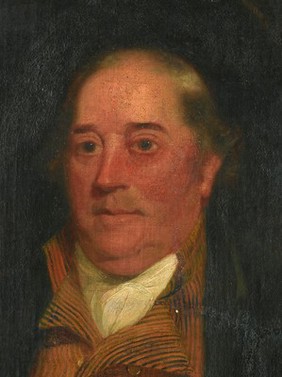 Benjamin Jesty. Oil painting by M.W. Sharp, 1805.