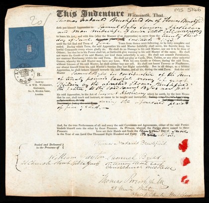 Certificate of Indenture