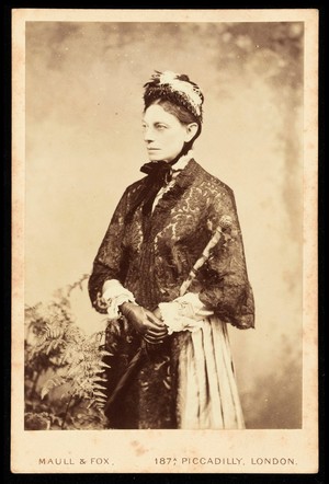 view Mrs Burdon Sanderson, wife of J Burdon Sanderson, physiologist.