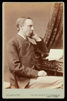 Sir Edward Albert Sharpey-Shafer, 1850 - 1935.