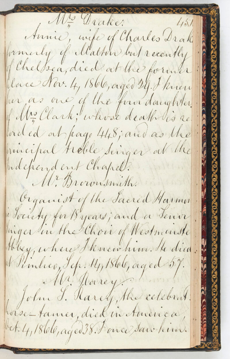 Obituary of eminent persons and private friends, by Nathaniel Rogers