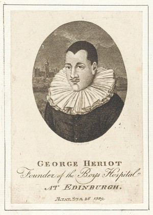 view George Heriot. Engraving, 1791.