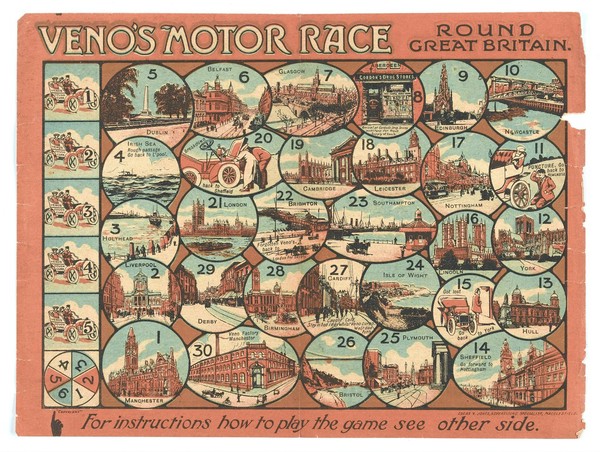Veno's motor race round Great Britain / [Veno Drug Co.].