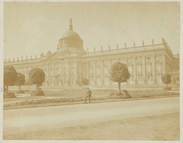 New Palace (Neue Palais), Potsdam. Photograph, 1876.