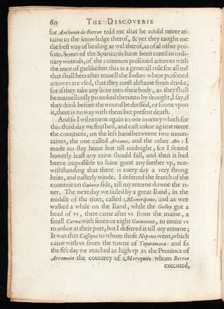 The discoverie of the large rich, and bewtifvl empire of Gviana. With / a relation of the great and Golden Citie / of Manoa (which the Spanyards call El / Dorado) And of the Prouinces of Emeria, / Arromaia, Amapaia, and other Cou- / tries, with their riuers, ad- / ioyning. / Performed in the yeare 1595, by Sir W. Ralegh. Knight, Captaine of her / Maiesties Guard, Lo. Warden / of the Stanneries, and her High- / nesse Lieutenant generall / of the Countie of / Cornewall / [Sir Walter Raleigh].