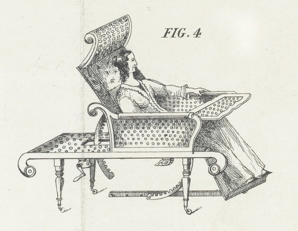 Specification of Edmund Adolphus Kirby : adjusting couch for medical, surgical, and general purposes.