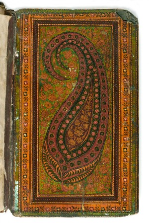 view Kashmiri lacquer binding, 12th/18th C