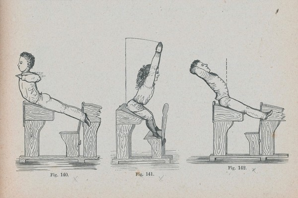 Gymnastiska dagöfningar valda bland dem som begagnats vid Stockholms stads folkskolor under åren 1870-80 / af C.H. Liedbeck.