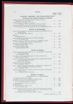 view Proceedings of the Royal Society of Medicine, May 1934