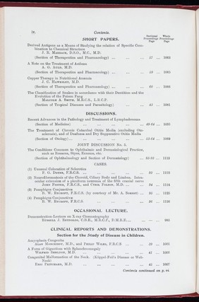 Proceedings of the Royal Society of Medicine, June 1934
