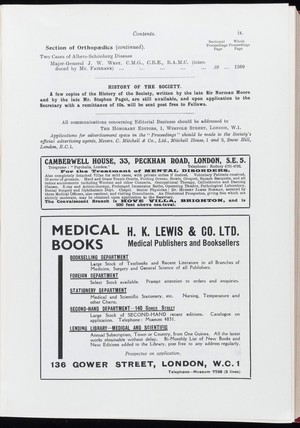 view Proceedings of the Royal Society of Medicine, July 1934