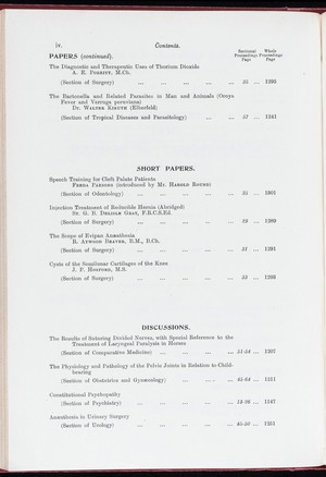 view Proceedings of the Royal Society of Medicine, July 1934