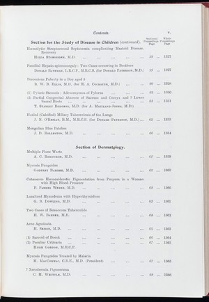 view Proceedings of the Royal Society of Medicine, August 1934