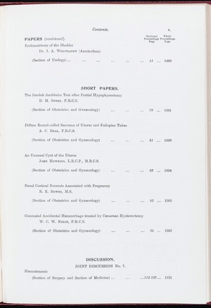 view Proceedings of the Royal Society of Medicine, Sept 1934