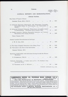Proceedings of the Royal Society of Medicine, Sept 1934